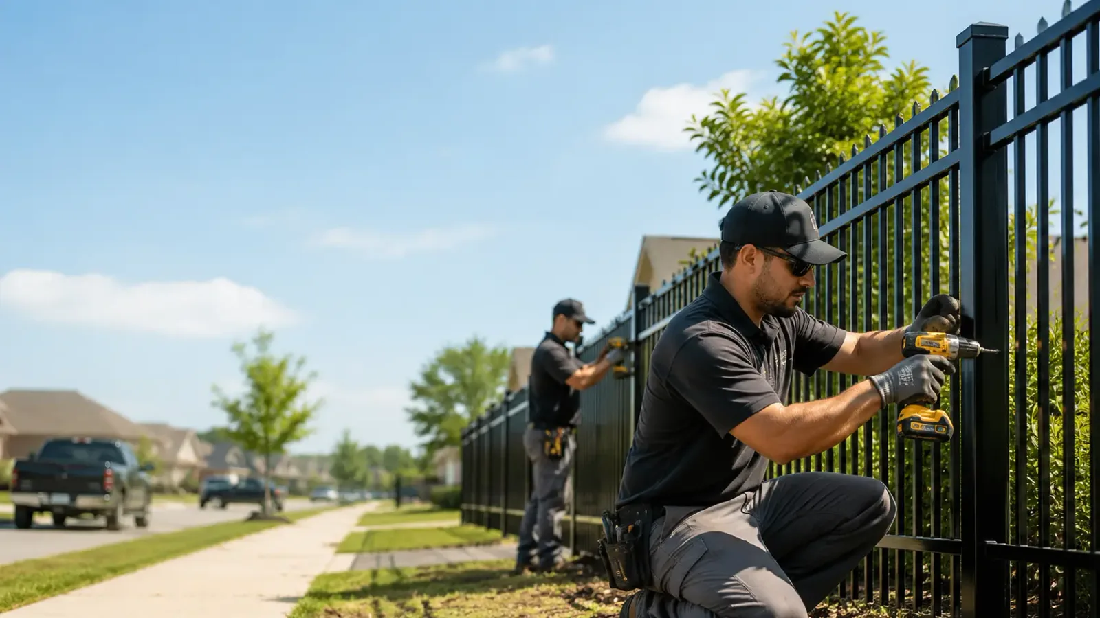 Metal Fence Installation in Ozone, AR